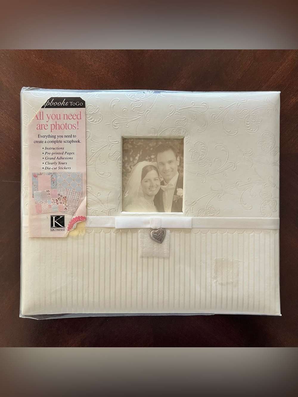 K & Company Scrapbooks To Go Wedding Theme Scrapbook Kit, New